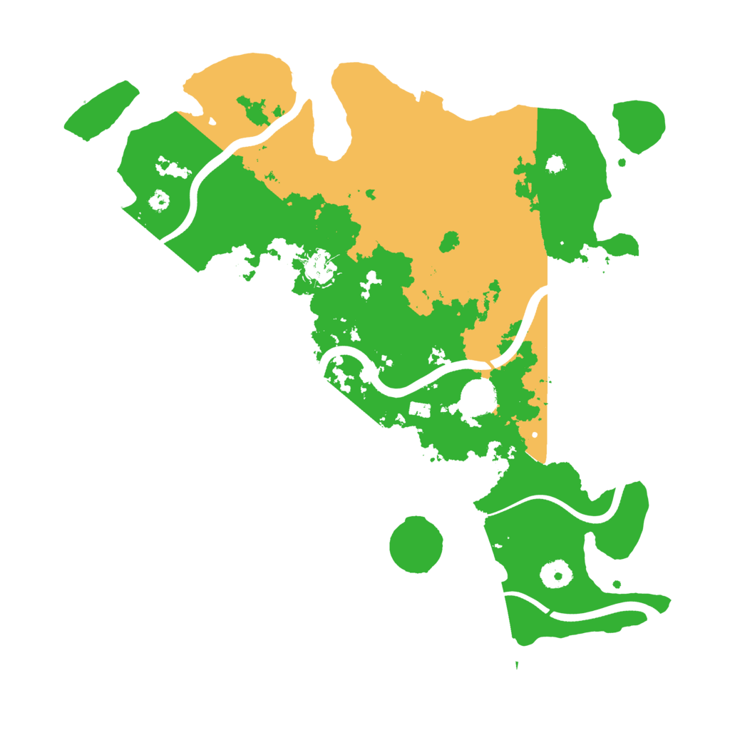 Biome Rust Map: Procedural Map, Size: 3665, Seed: 2027020