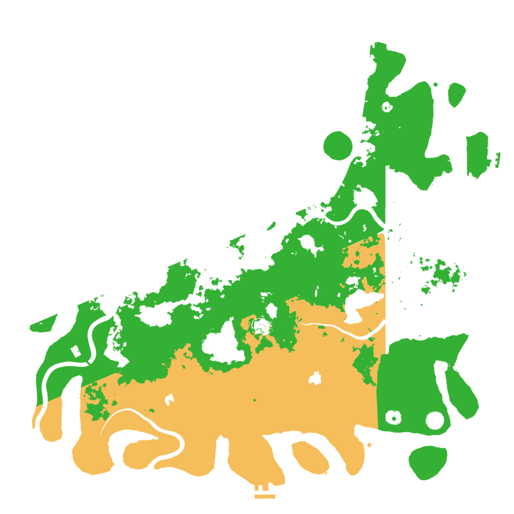 Biome Rust Map: Procedural Map, Size: 5000, Seed: 171867