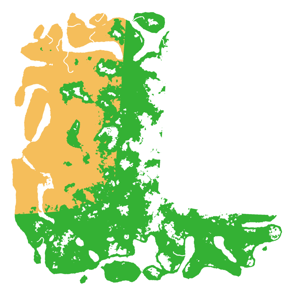 Biome Rust Map: Procedural Map, Size: 6000, Seed: 448251723