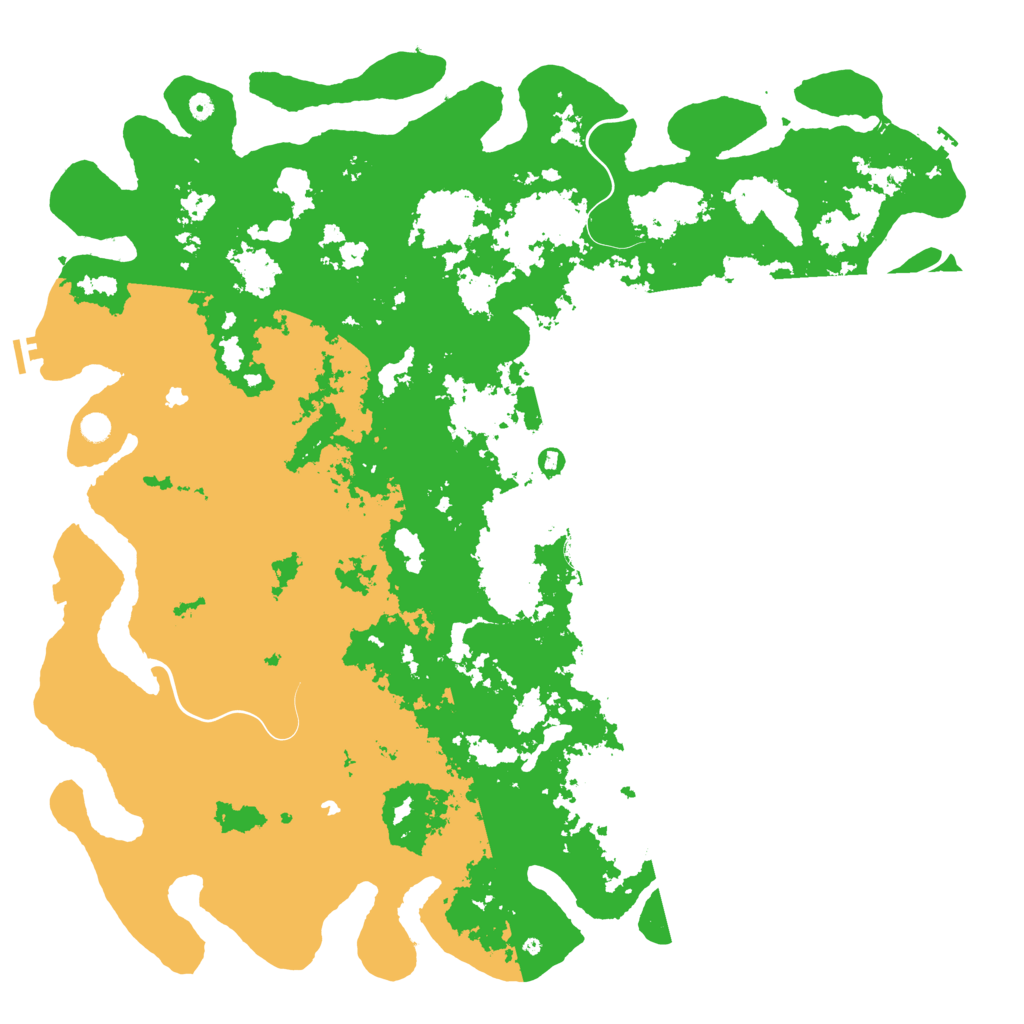 Biome Rust Map: Procedural Map, Size: 6000, Seed: 1457903436