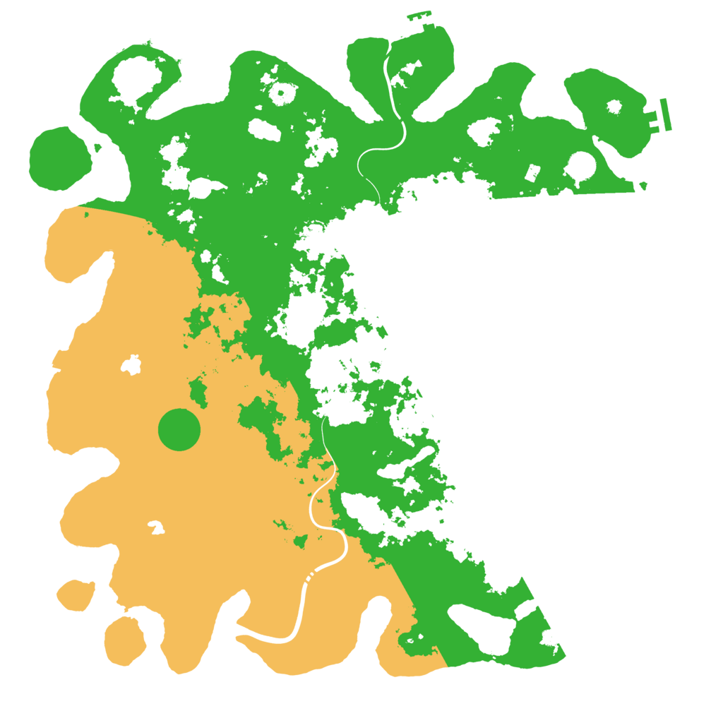 Biome Rust Map: Procedural Map, Size: 4500, Seed: 295702653