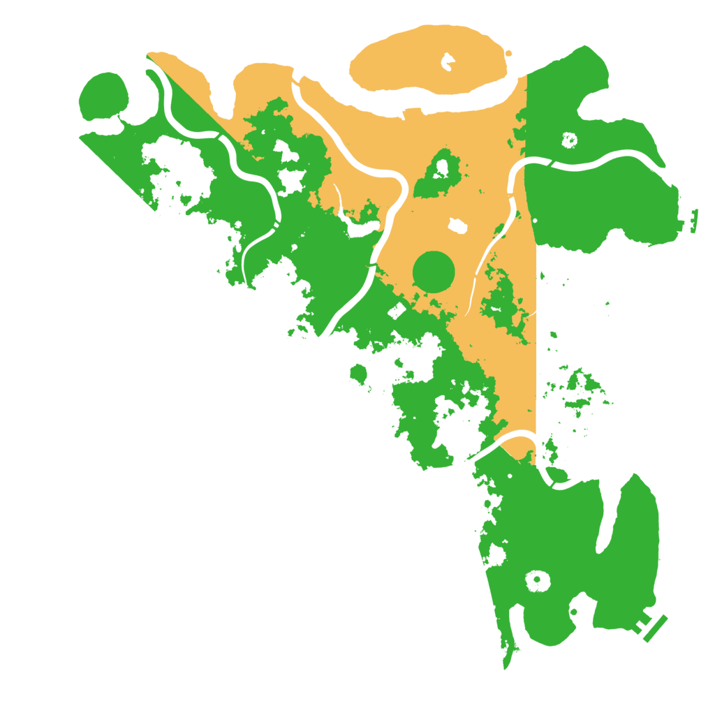 Biome Rust Map: Procedural Map, Size: 4500, Seed: 2255