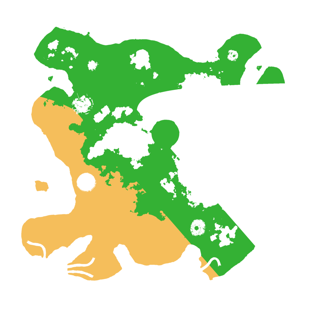 Biome Rust Map: Procedural Map, Size: 3000, Seed: 2033841004