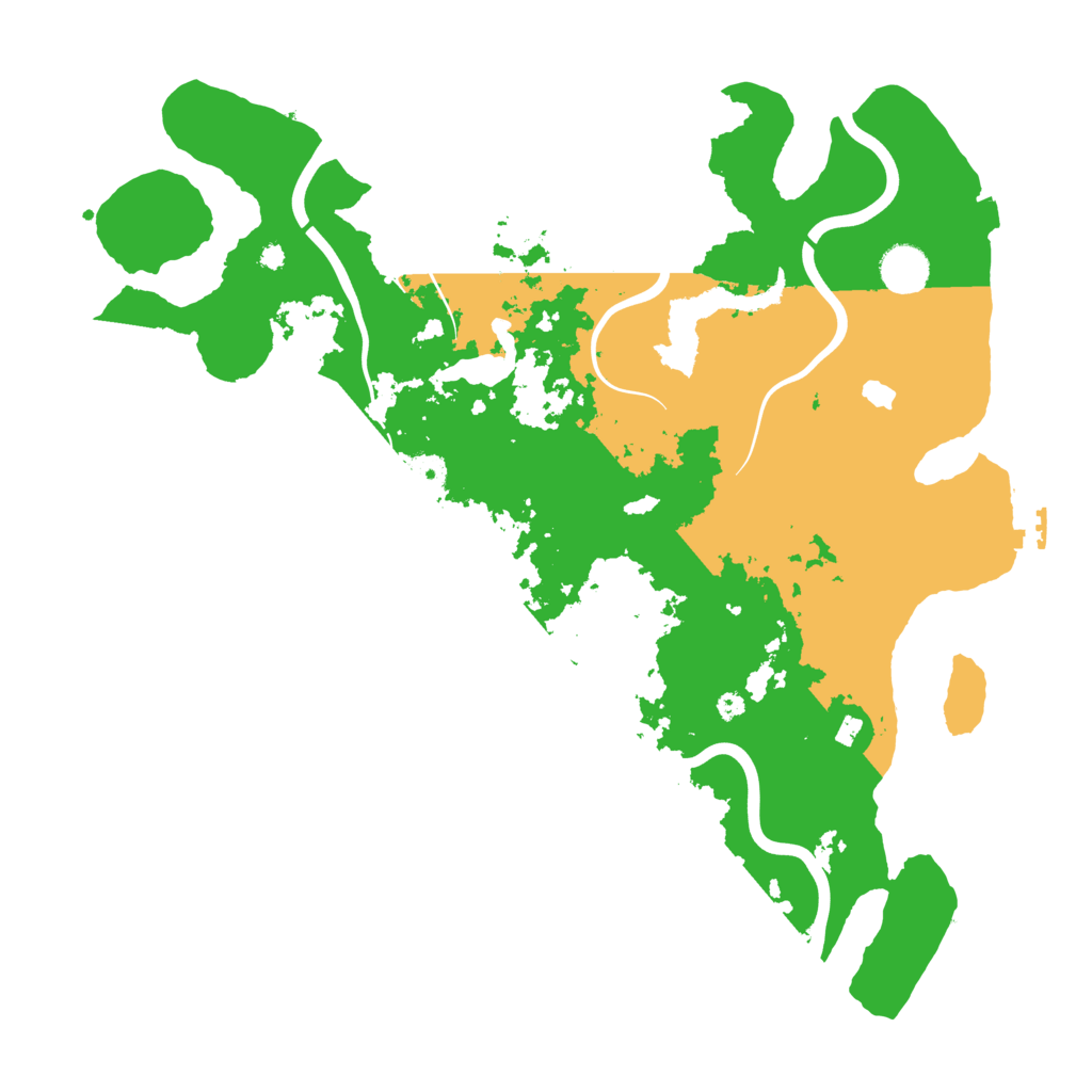 Biome Rust Map: Procedural Map, Size: 4000, Seed: 16415