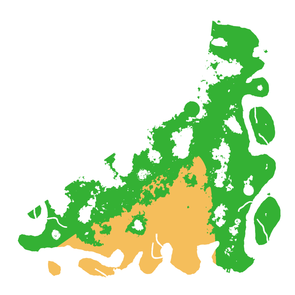 Biome Rust Map: Procedural Map, Size: 5000, Seed: 437056