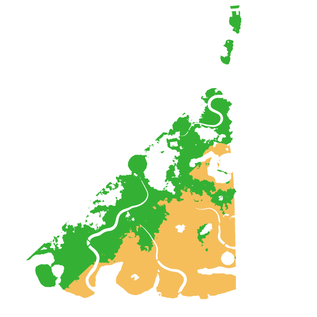 Biome Rust Map: Procedural Map, Size: 4500, Seed: 13007