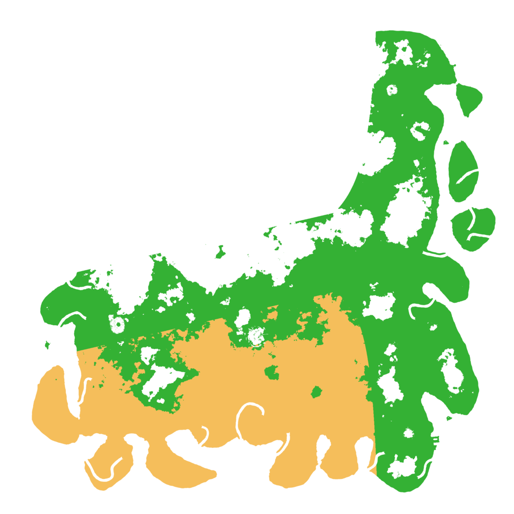 Biome Rust Map: Procedural Map, Size: 5000, Seed: 48365