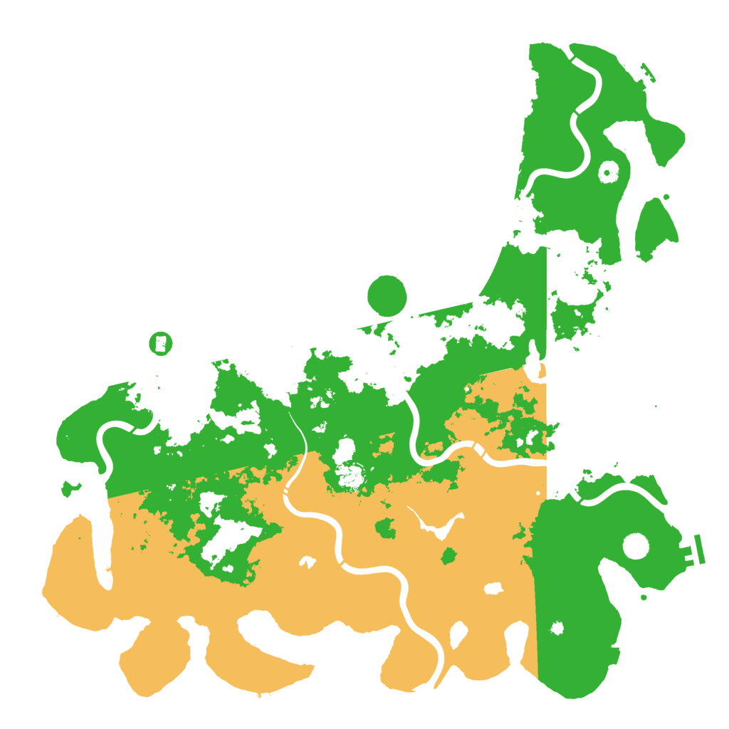 Biome Rust Map: Procedural Map, Size: 5000, Seed: 48365