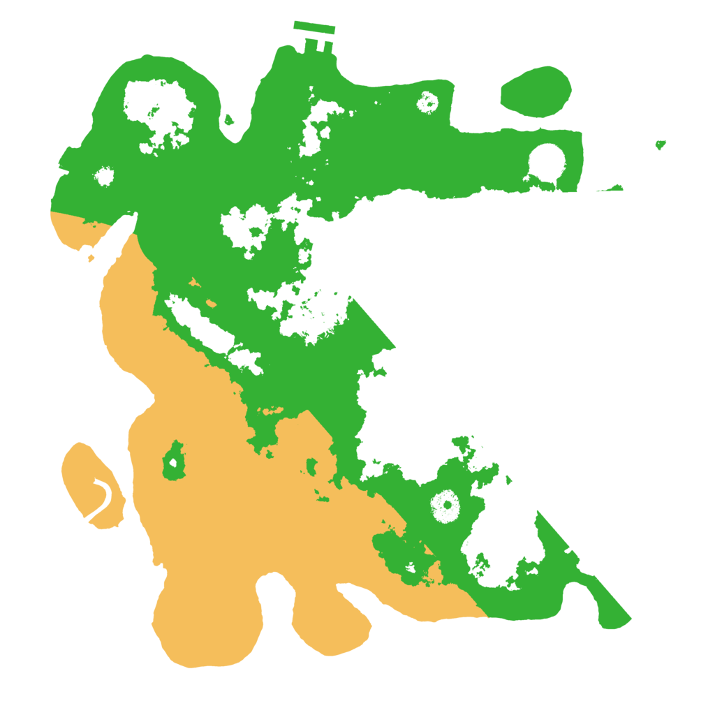 Biome Rust Map: Procedural Map, Size: 3500, Seed: 486900940