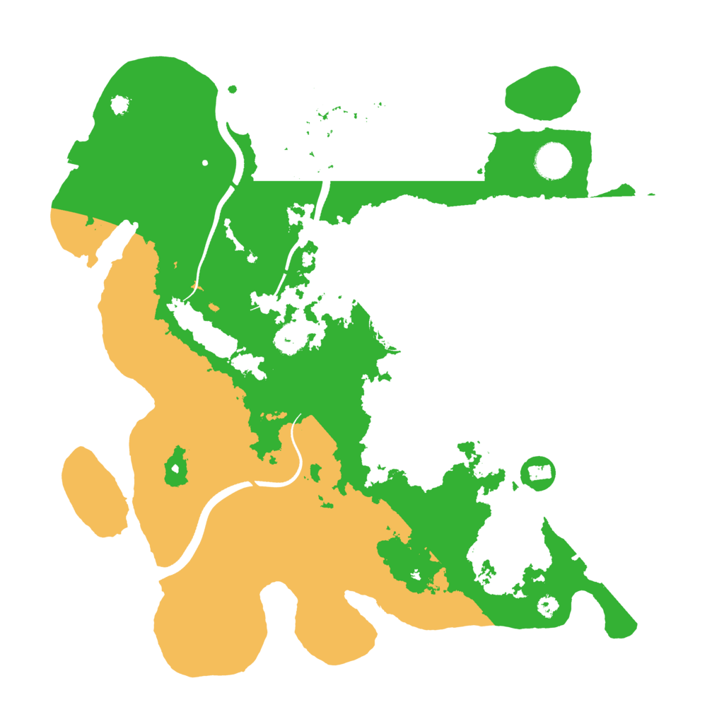 Biome Rust Map: Procedural Map, Size: 3500, Seed: 486900940