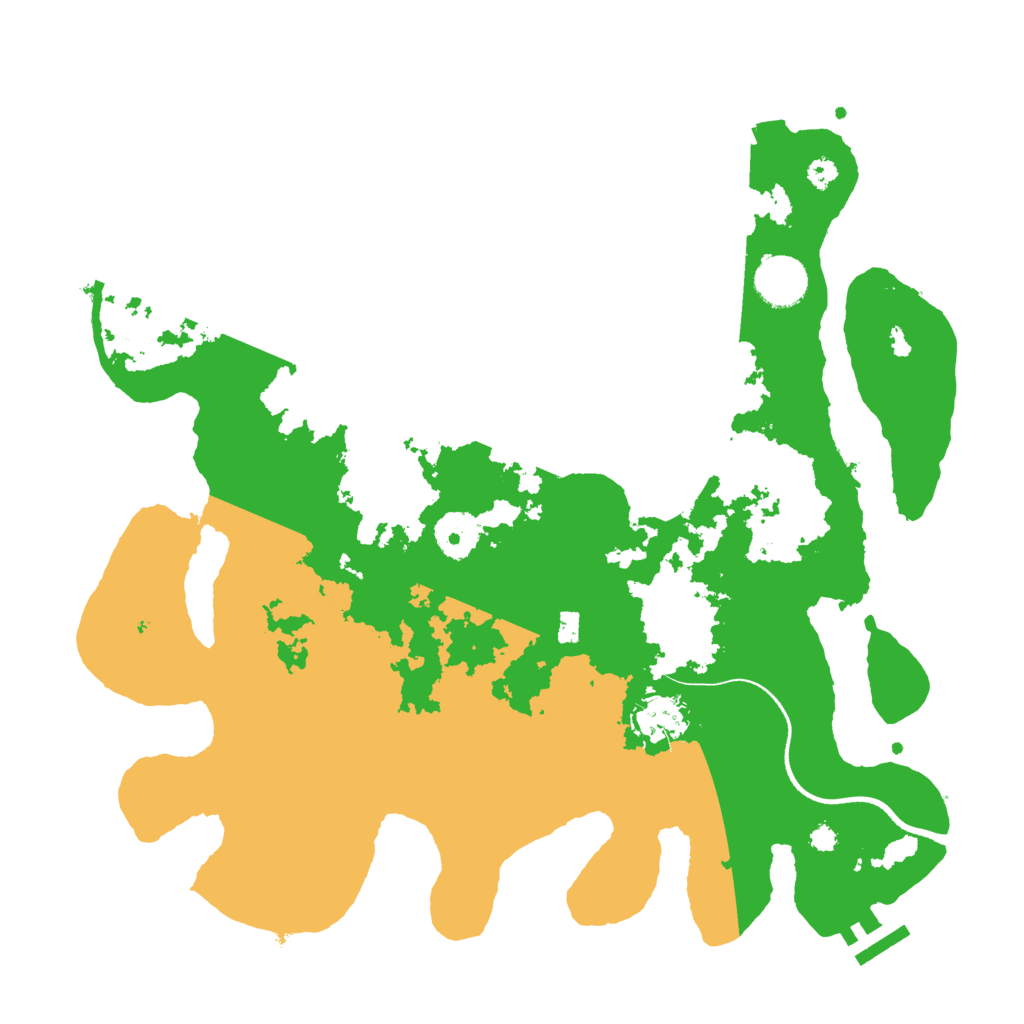 Biome Rust Map: Procedural Map, Size: 3500, Seed: 982763419