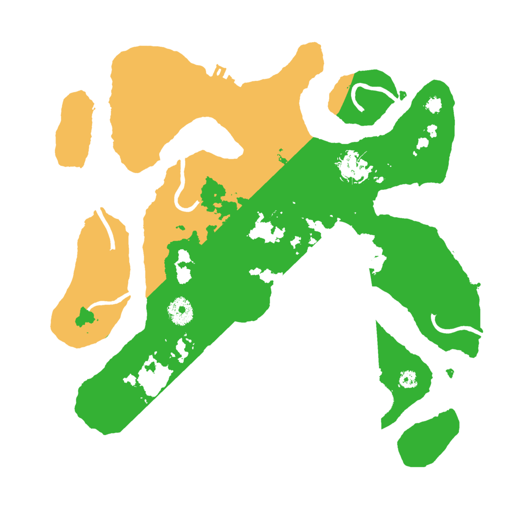 Biome Rust Map: Procedural Map, Size: 3000, Seed: 4257