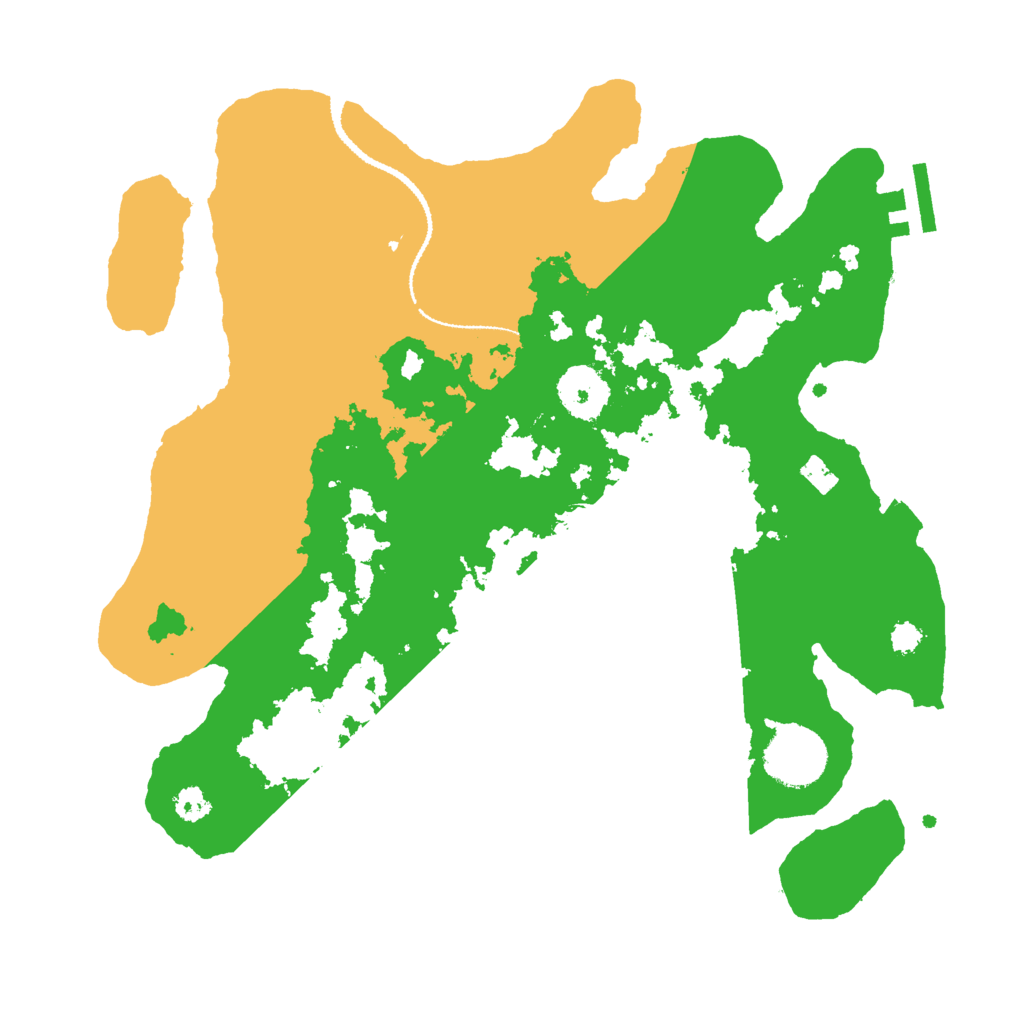 Biome Rust Map: Procedural Map, Size: 3000, Seed: 4257