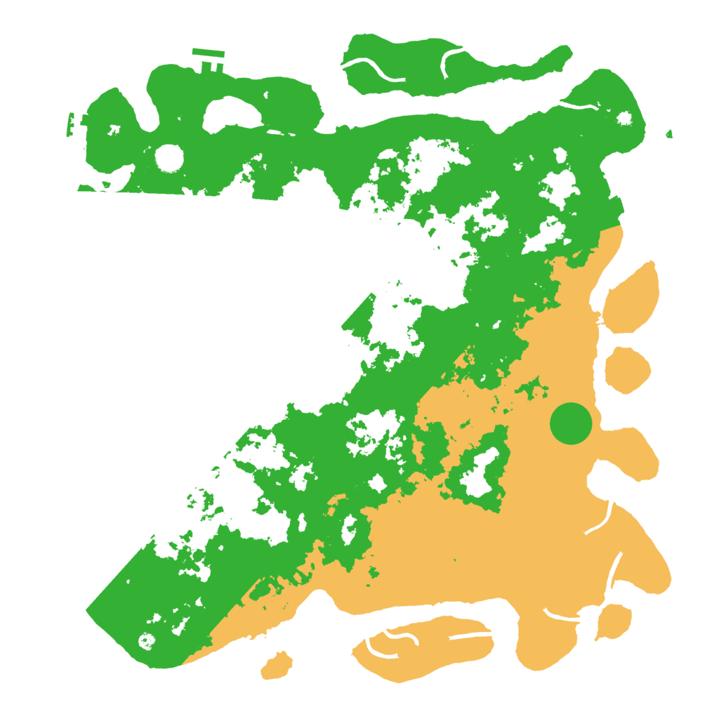 Biome Rust Map: Procedural Map, Size: 4500, Seed: 1977264195