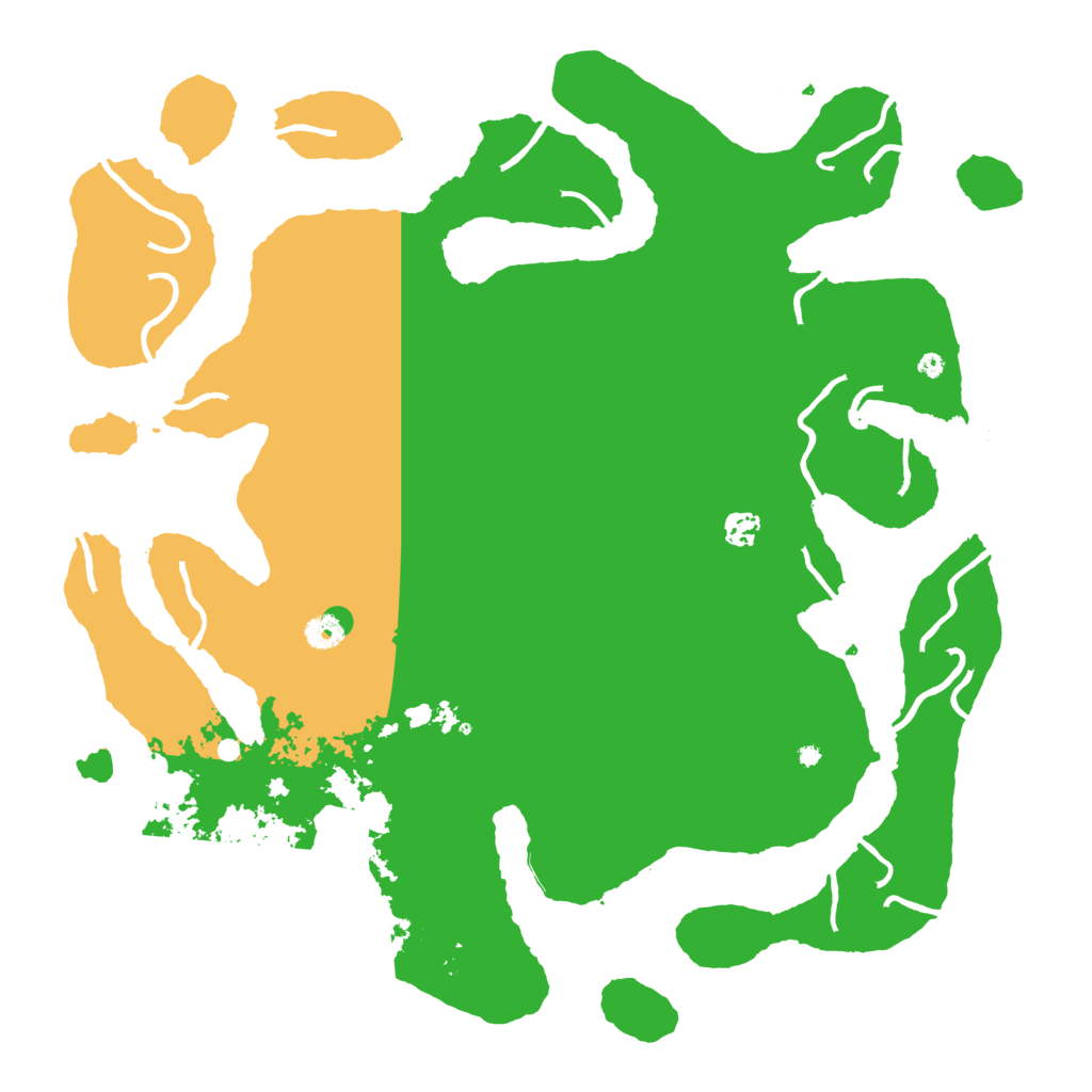 Biome Rust Map: Procedural Map, Size: 4500, Seed: 1396458915