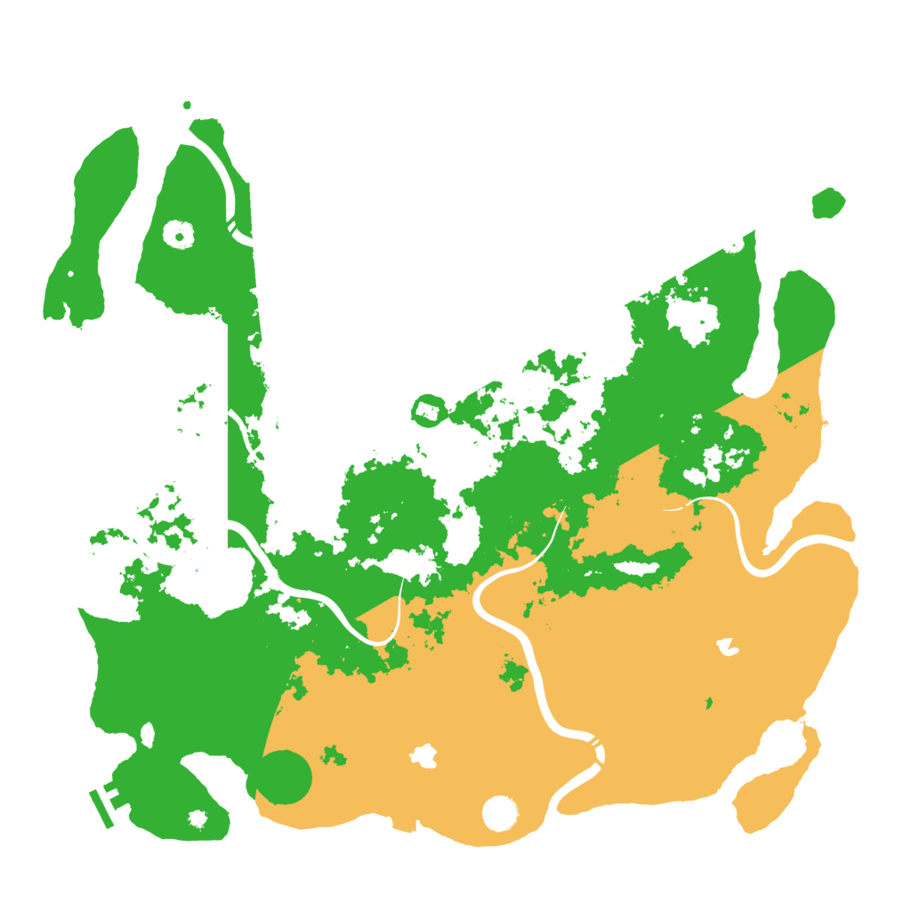 Biome Rust Map: Procedural Map, Size: 4500, Seed: 45682