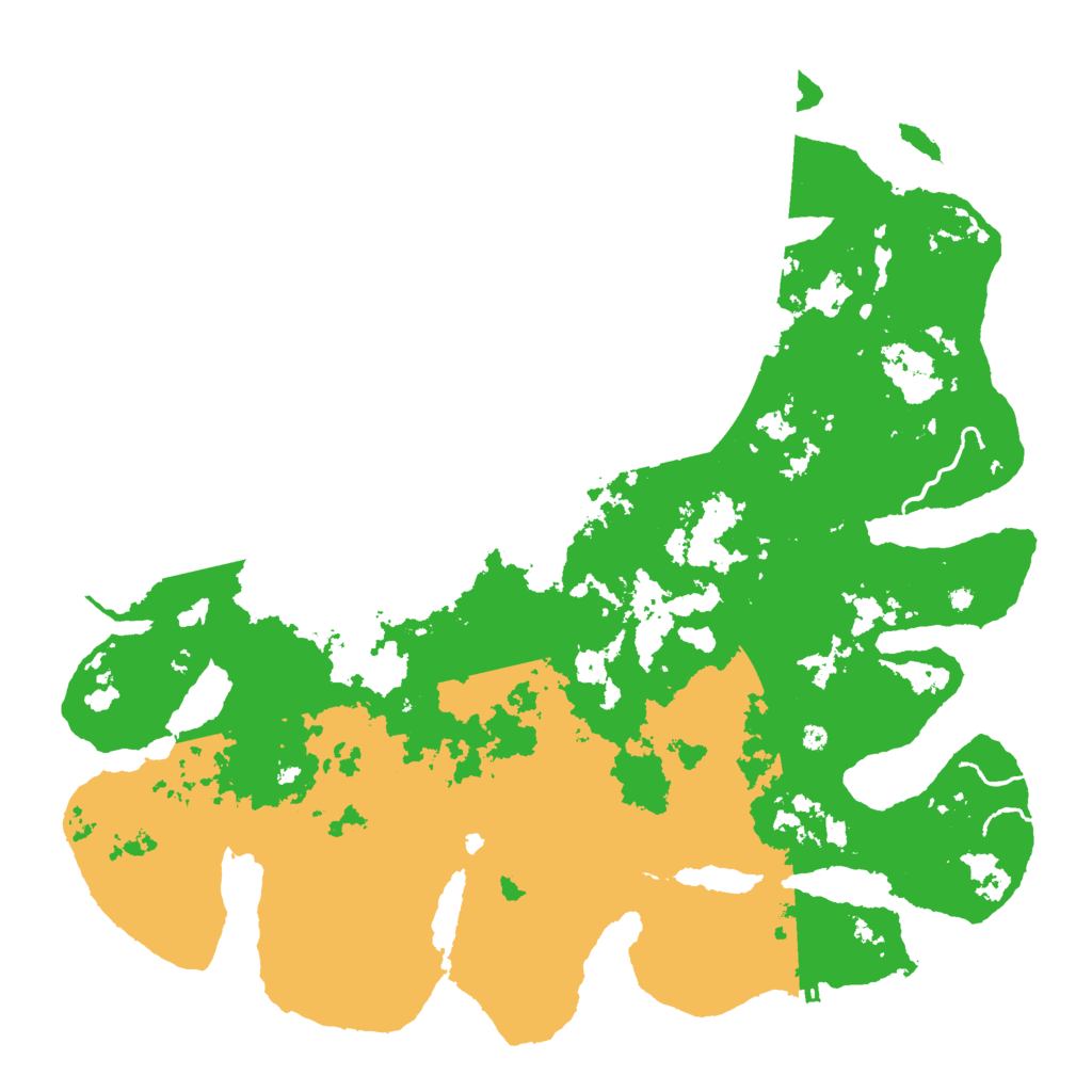 Biome Rust Map: Procedural Map, Size: 4500, Seed: 416503579