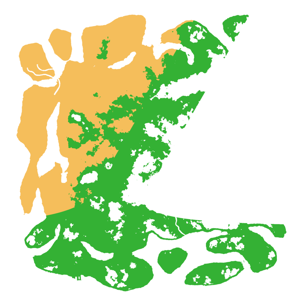 Biome Rust Map: Procedural Map, Size: 4500, Seed: 1479333