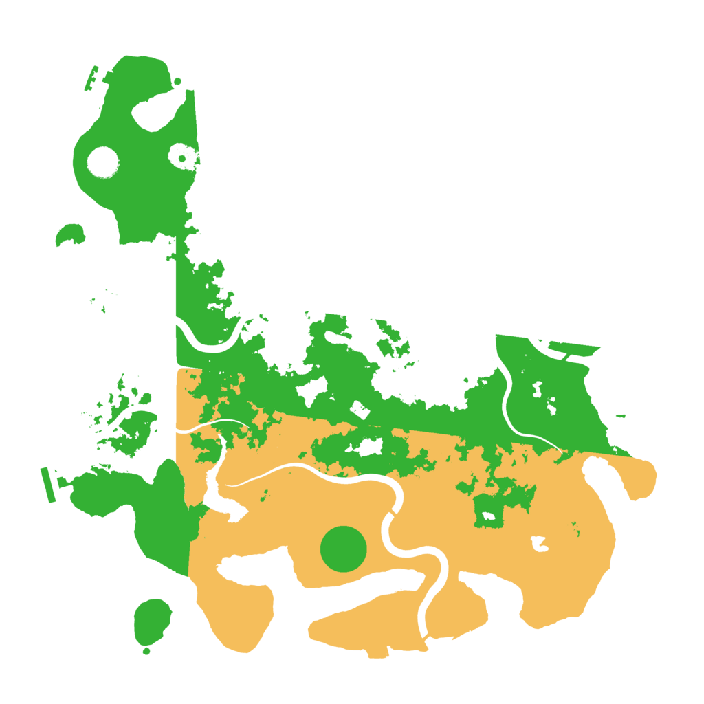 Biome Rust Map: Procedural Map, Size: 4000, Seed: 25488