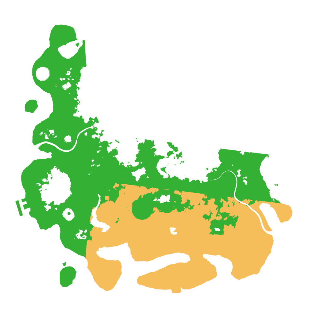 Biome Rust Map: Procedural Map, Size: 4000, Seed: 25488