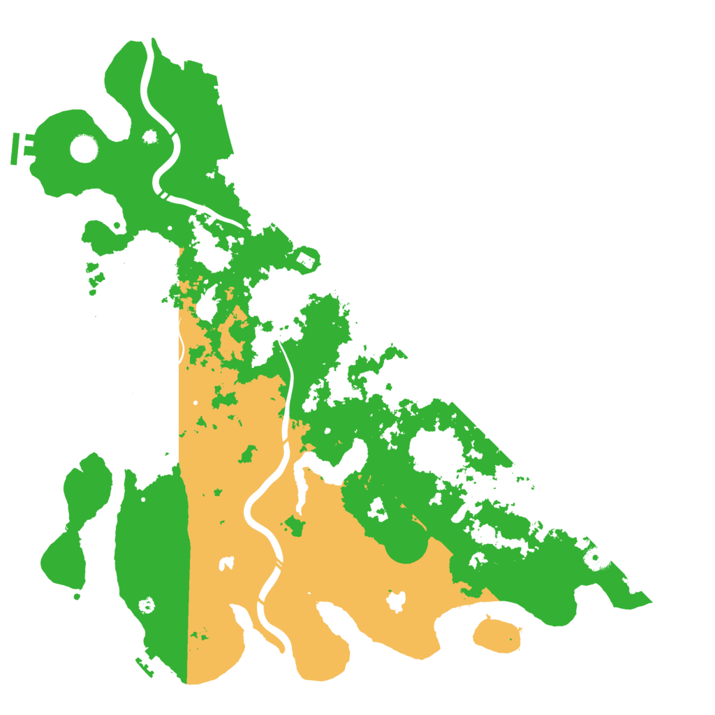 Biome Rust Map: Procedural Map, Size: 4500, Seed: 17048673