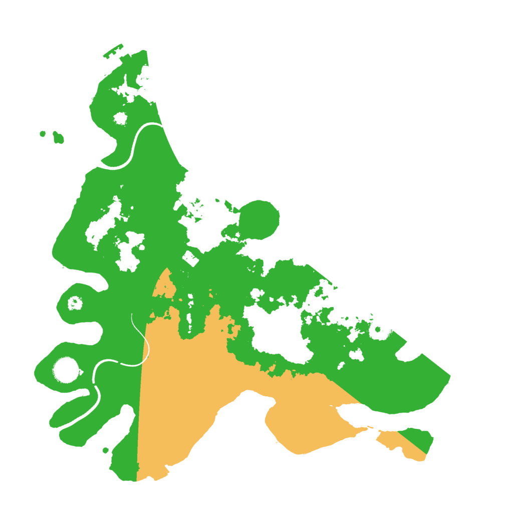 Biome Rust Map: Procedural Map, Size: 3500, Seed: 845662