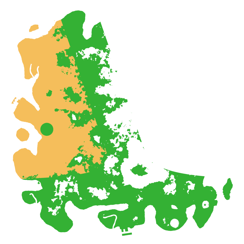 Biome Rust Map: Procedural Map, Size: 5000, Seed: 601