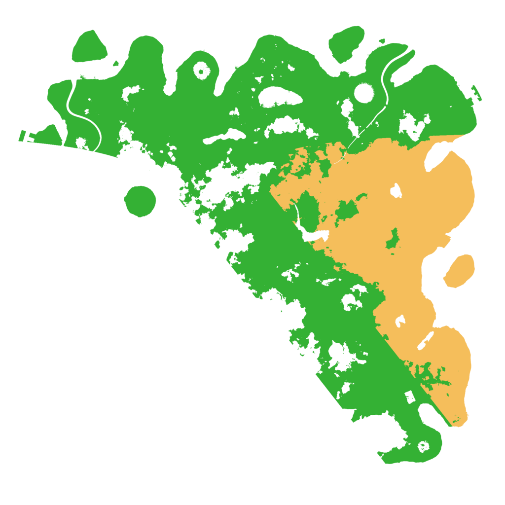 Biome Rust Map: Procedural Map, Size: 4500, Seed: 1088223914