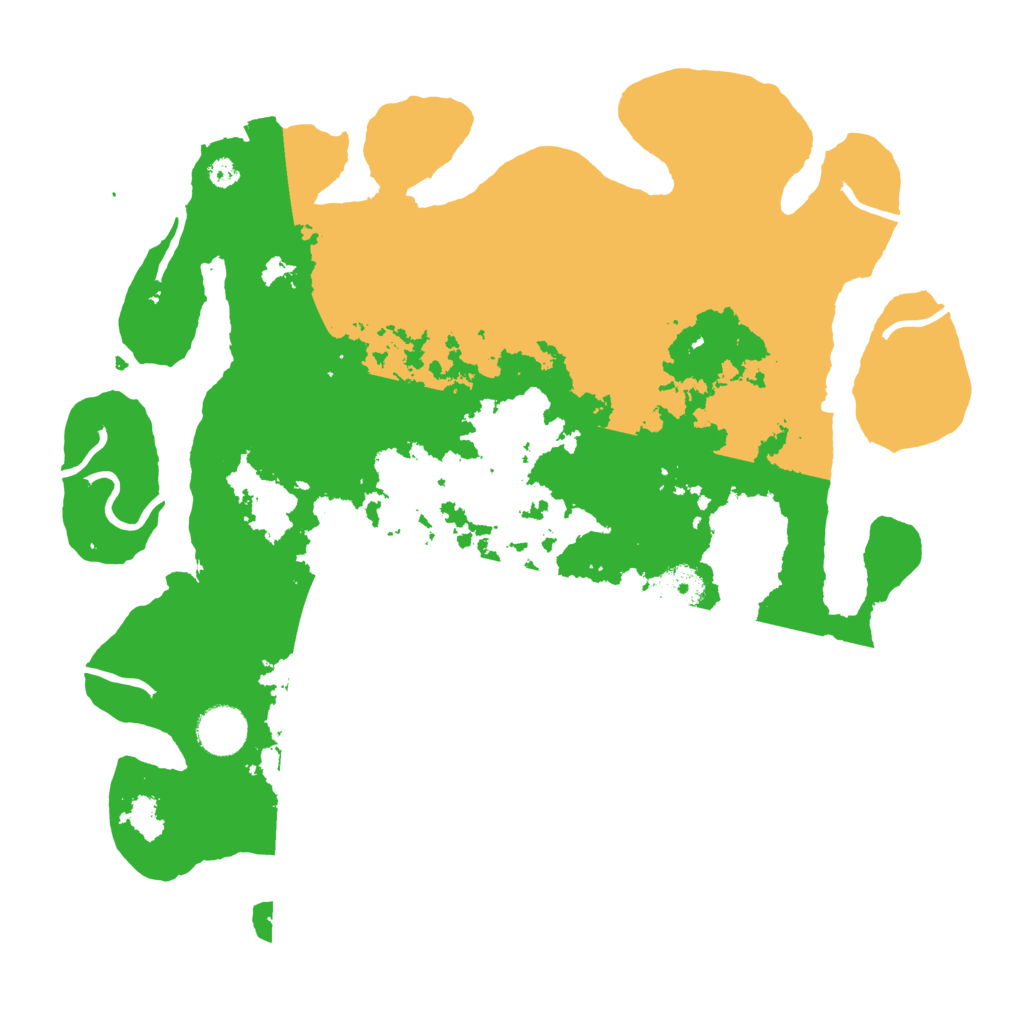 Biome Rust Map: Procedural Map, Size: 3600, Seed: 512262394