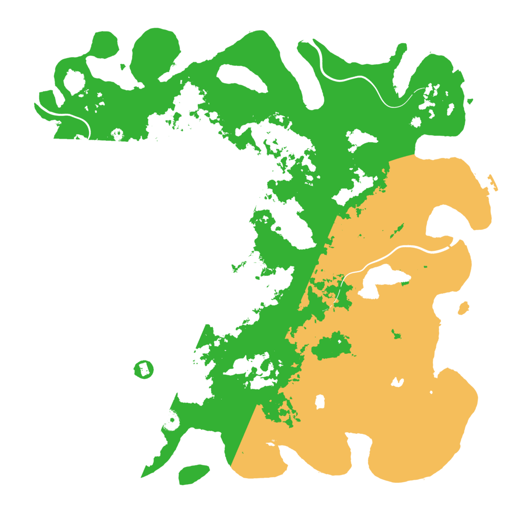 Biome Rust Map: Procedural Map, Size: 4500, Seed: 1440133415