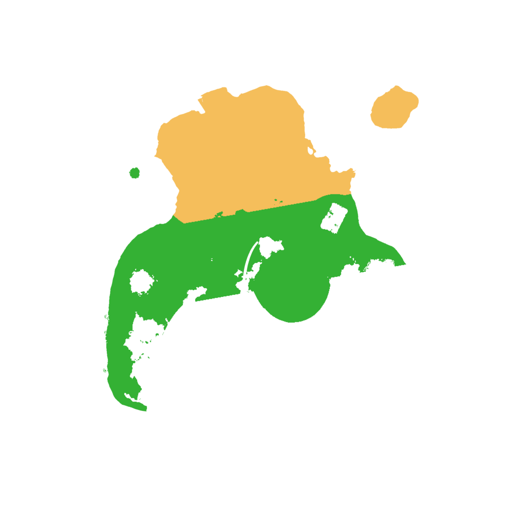 Biome Rust Map: Procedural Map, Size: 2000, Seed: 77