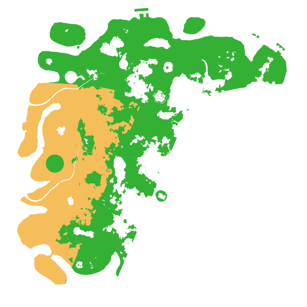 Biome Rust Map: Procedural Map, Size: 4500, Seed: 988584174
