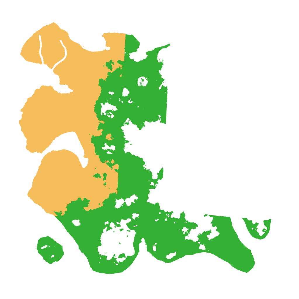 Biome Rust Map: Procedural Map, Size: 3000, Seed: 53384