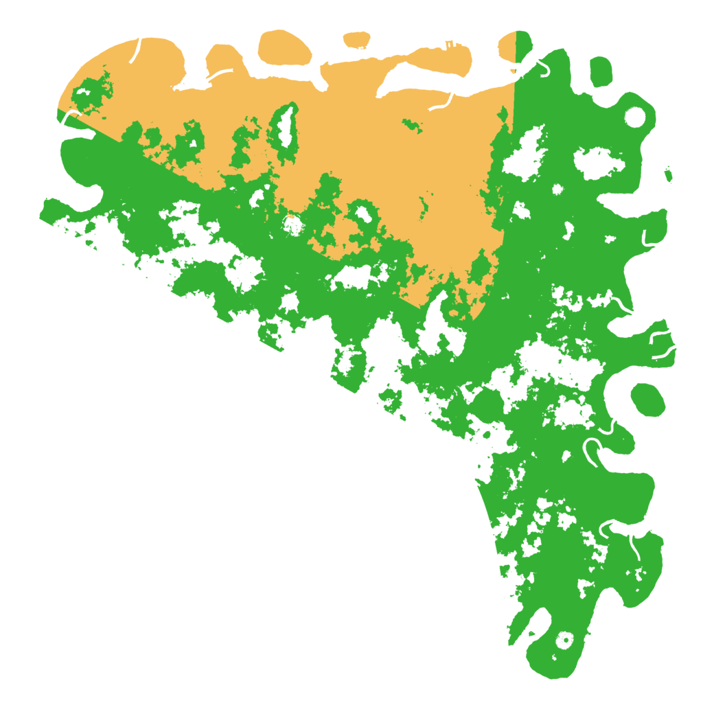 Biome Rust Map: Procedural Map, Size: 6000, Seed: 249934