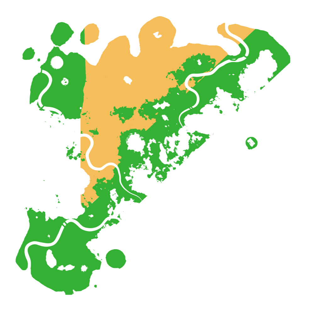 Biome Rust Map: Procedural Map, Size: 4500, Seed: 1500