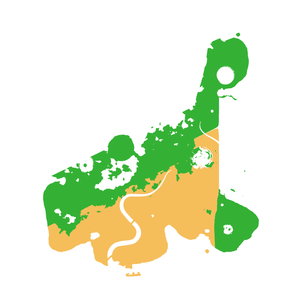 Biome Rust Map: Procedural Map, Size: 3000, Seed: 1666434929
