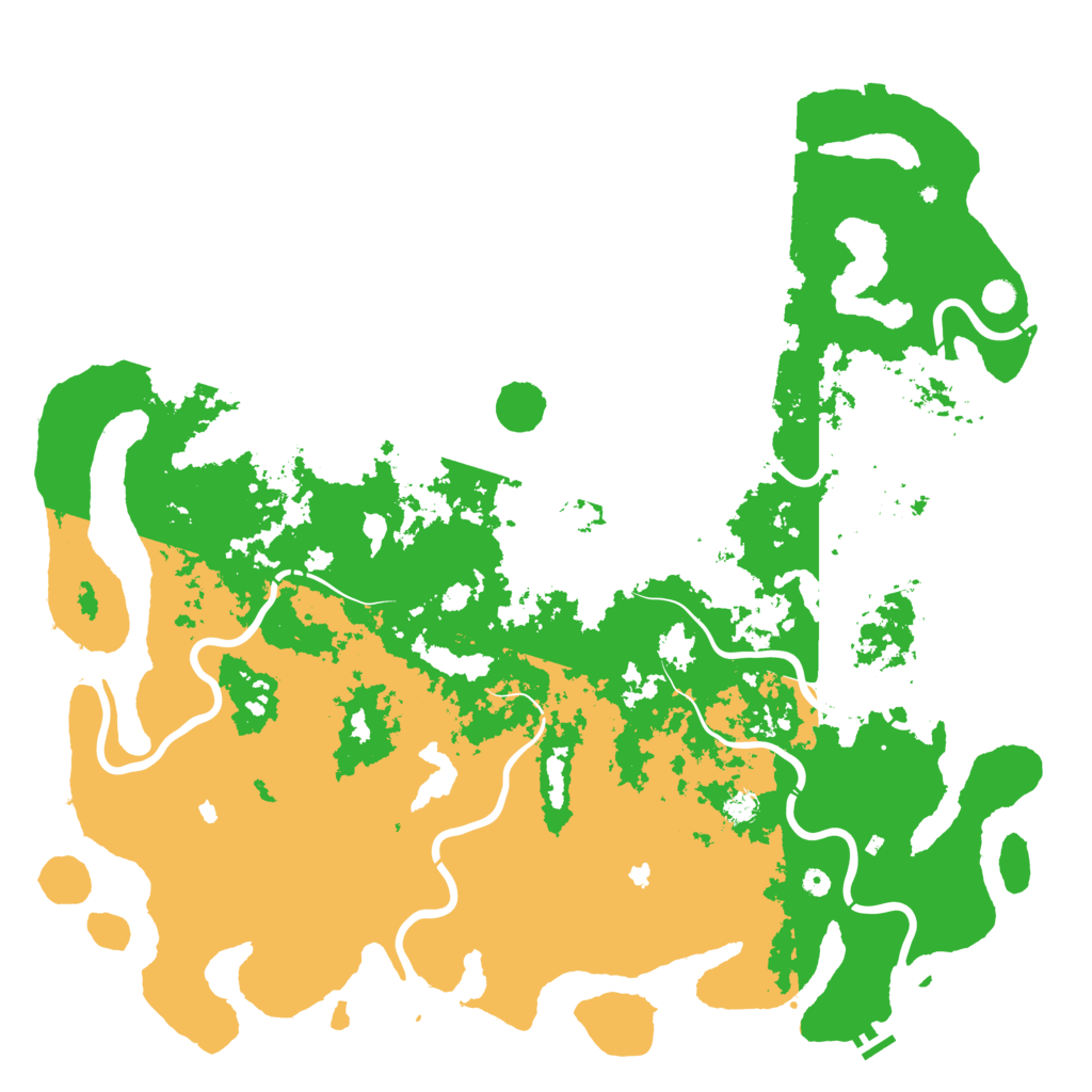 Biome Rust Map: Procedural Map, Size: 6000, Seed: 5654