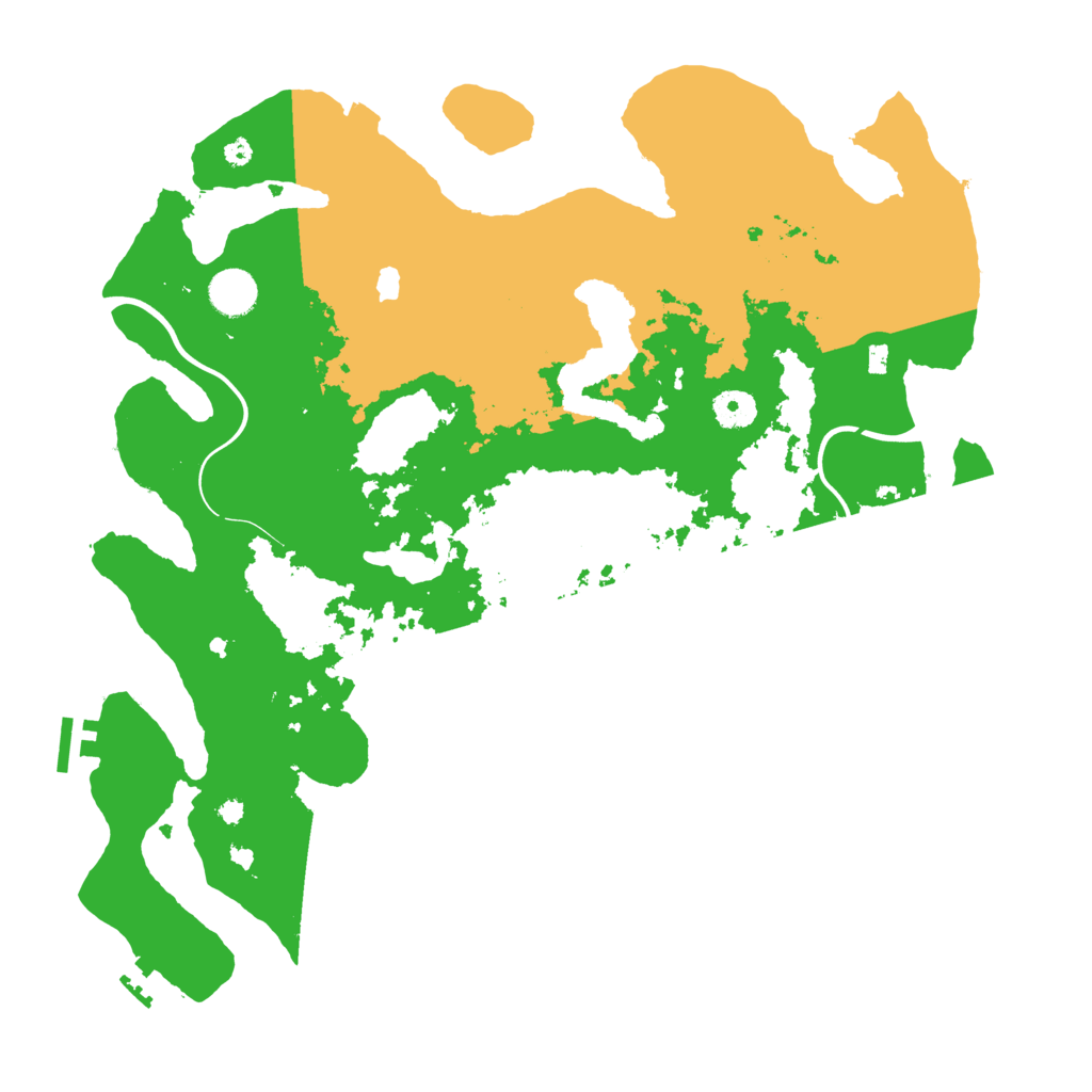 Biome Rust Map: Procedural Map, Size: 4000, Seed: 1786111254