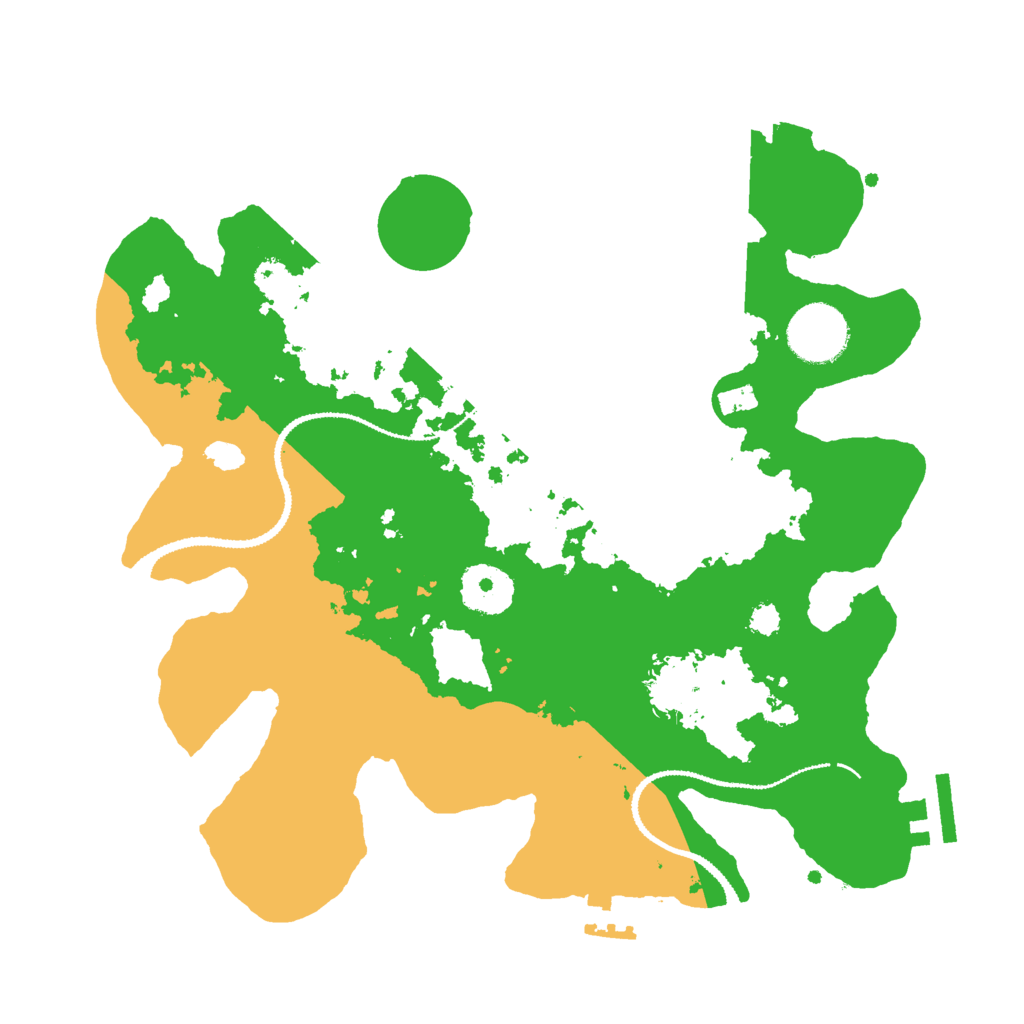 Biome Rust Map: Procedural Map, Size: 3000, Seed: 2395725