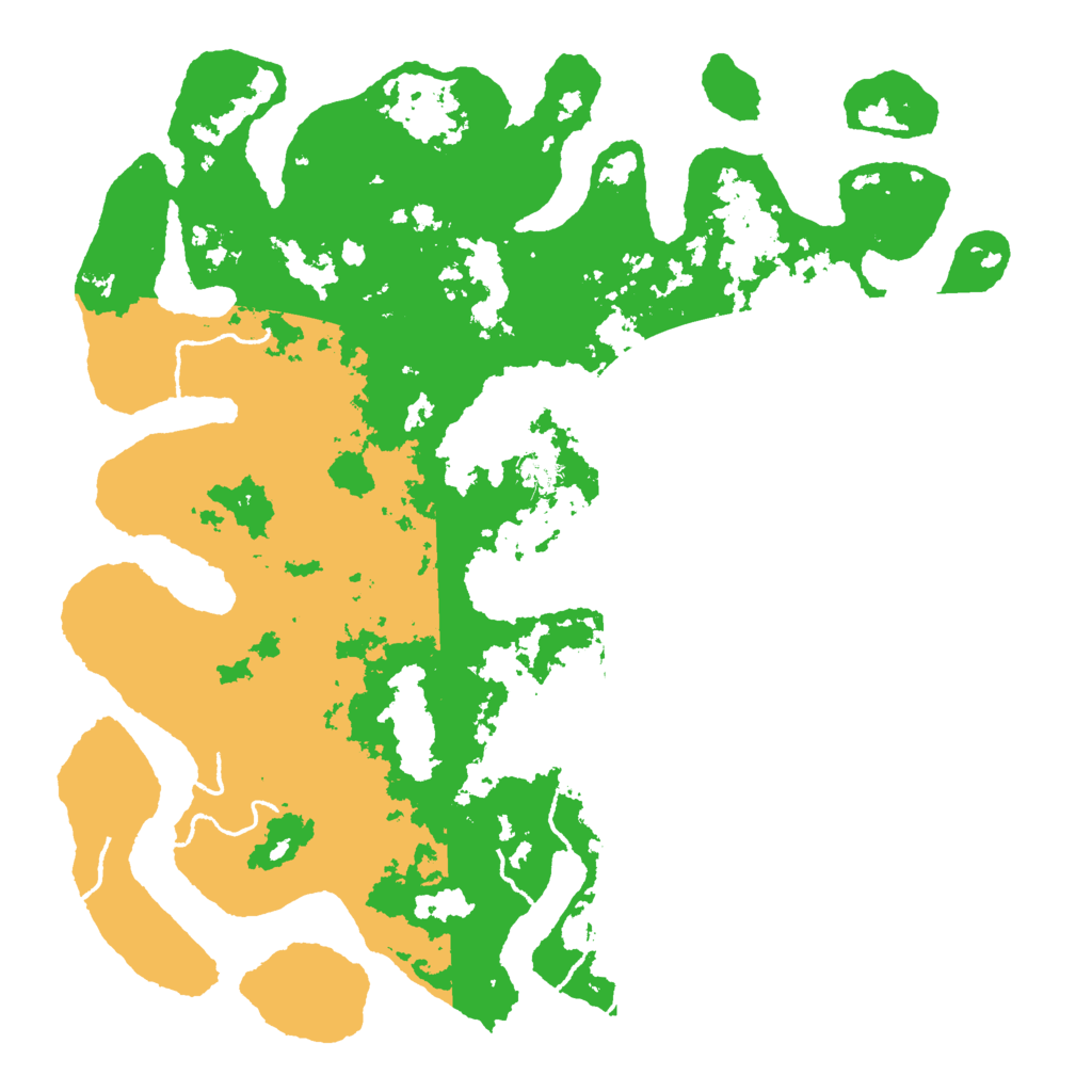 Biome Rust Map: Procedural Map, Size: 4500, Seed: 747230124