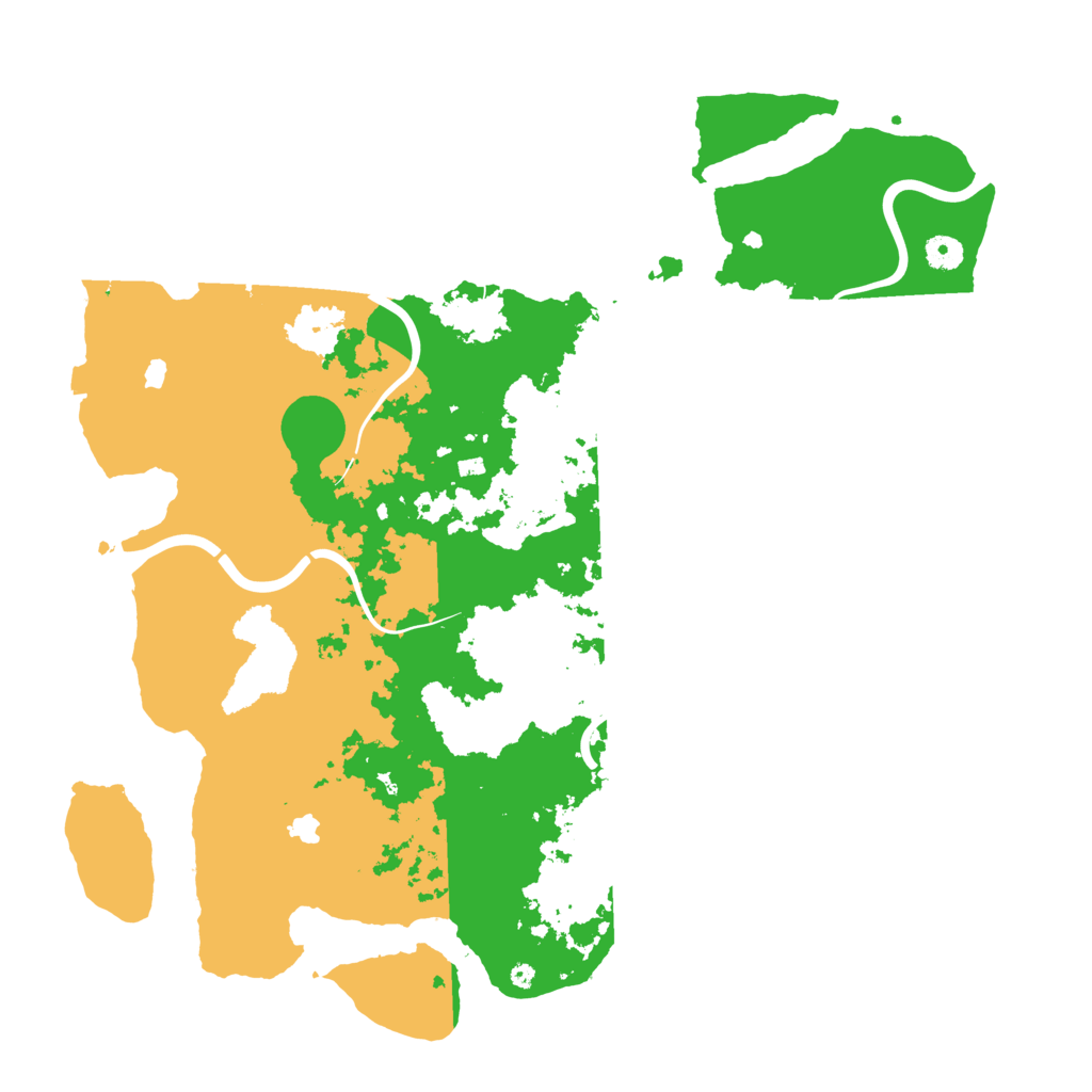 Biome Rust Map: Procedural Map, Size: 4500, Seed: 747230124