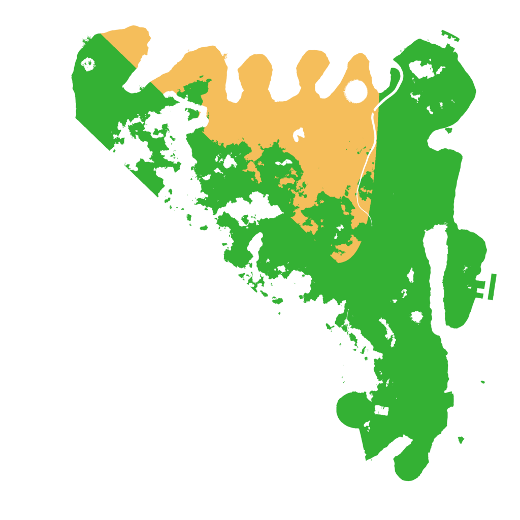Biome Rust Map: Procedural Map, Size: 4000, Seed: 190867