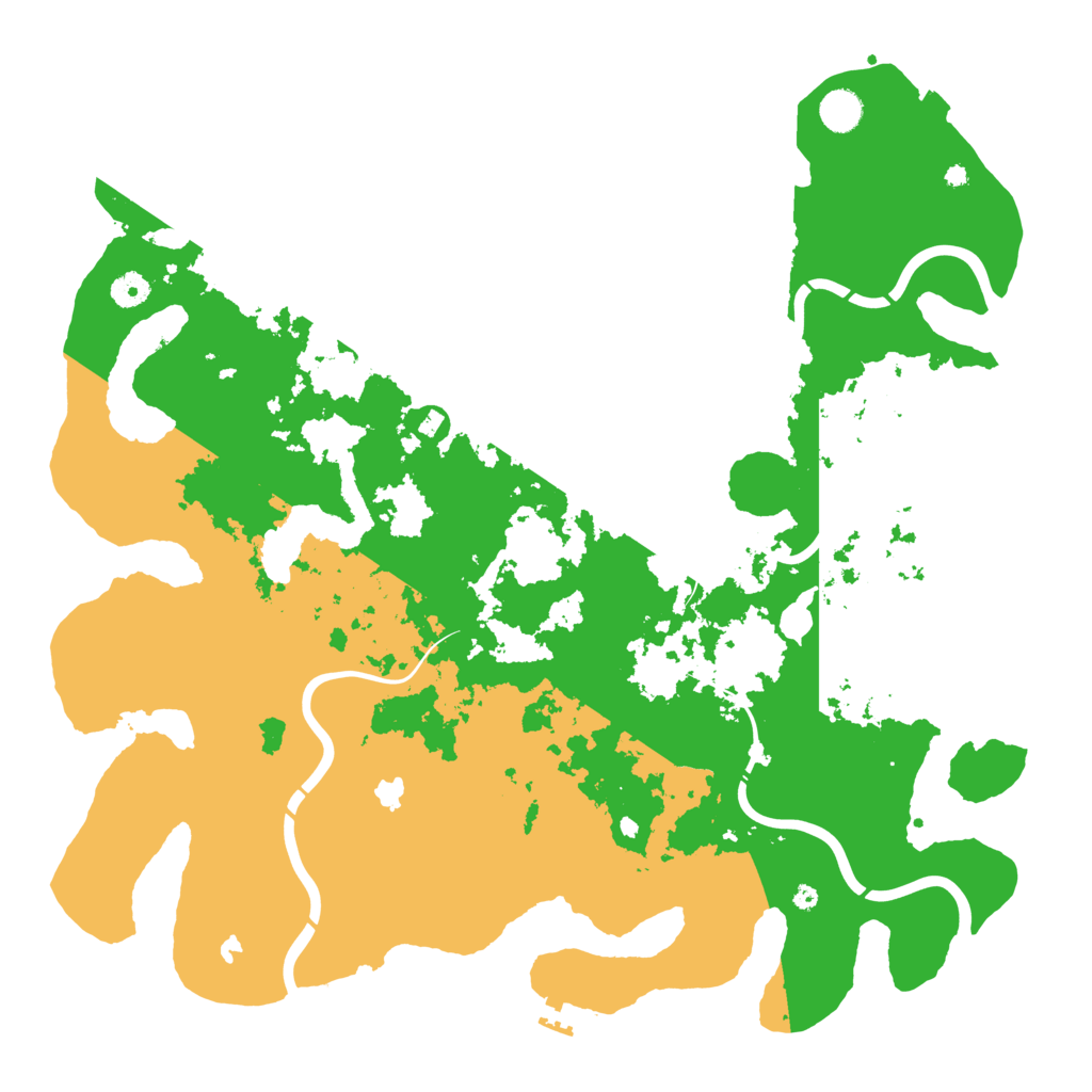 Biome Rust Map: Procedural Map, Size: 4500, Seed: 100045363