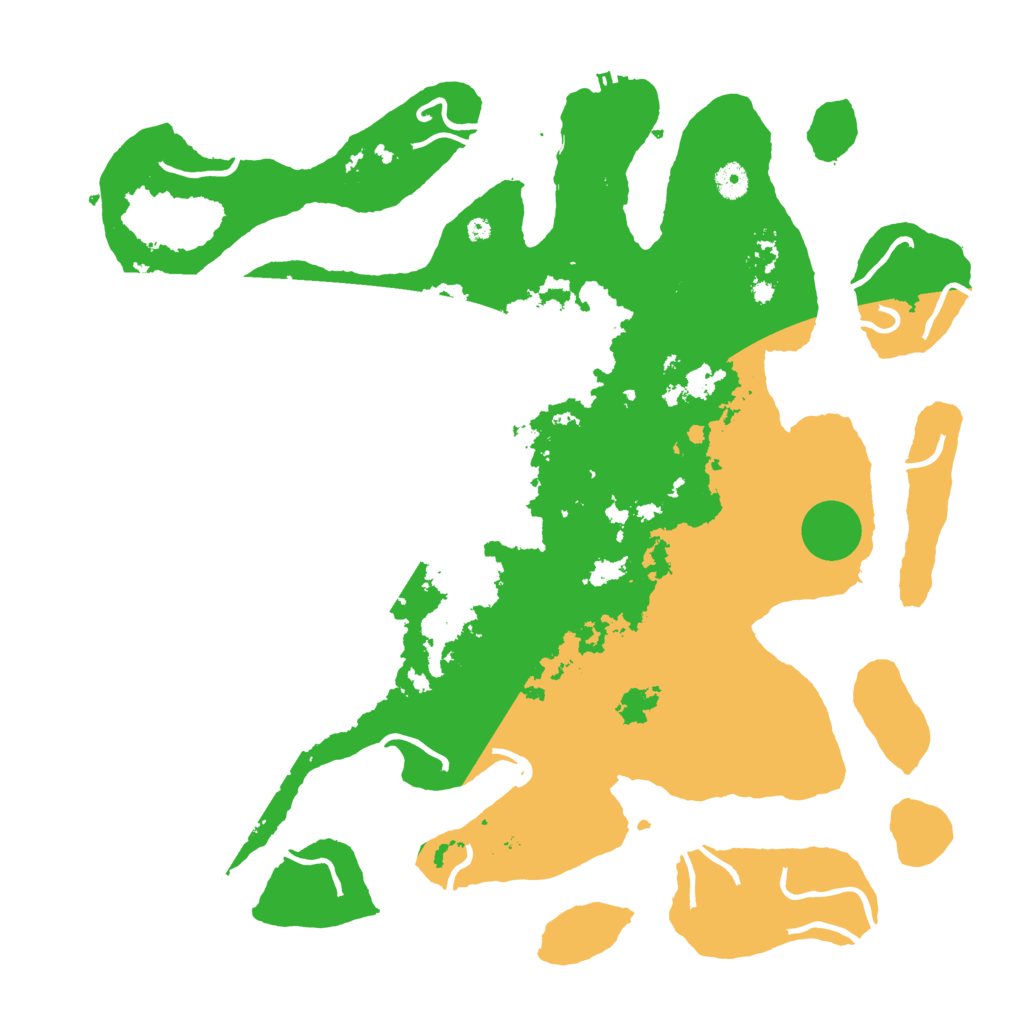 Biome Rust Map: Procedural Map, Size: 4500, Seed: 83740381