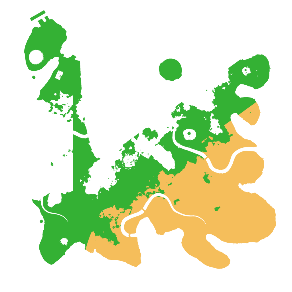 Biome Rust Map: Procedural Map, Size: 3601, Seed: 90776