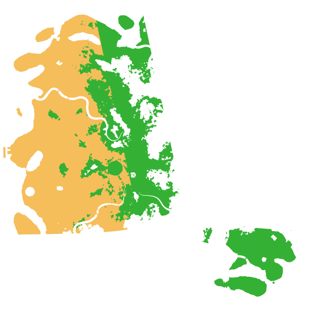 Biome Rust Map: Procedural Map, Size: 5900, Seed: 2081979775