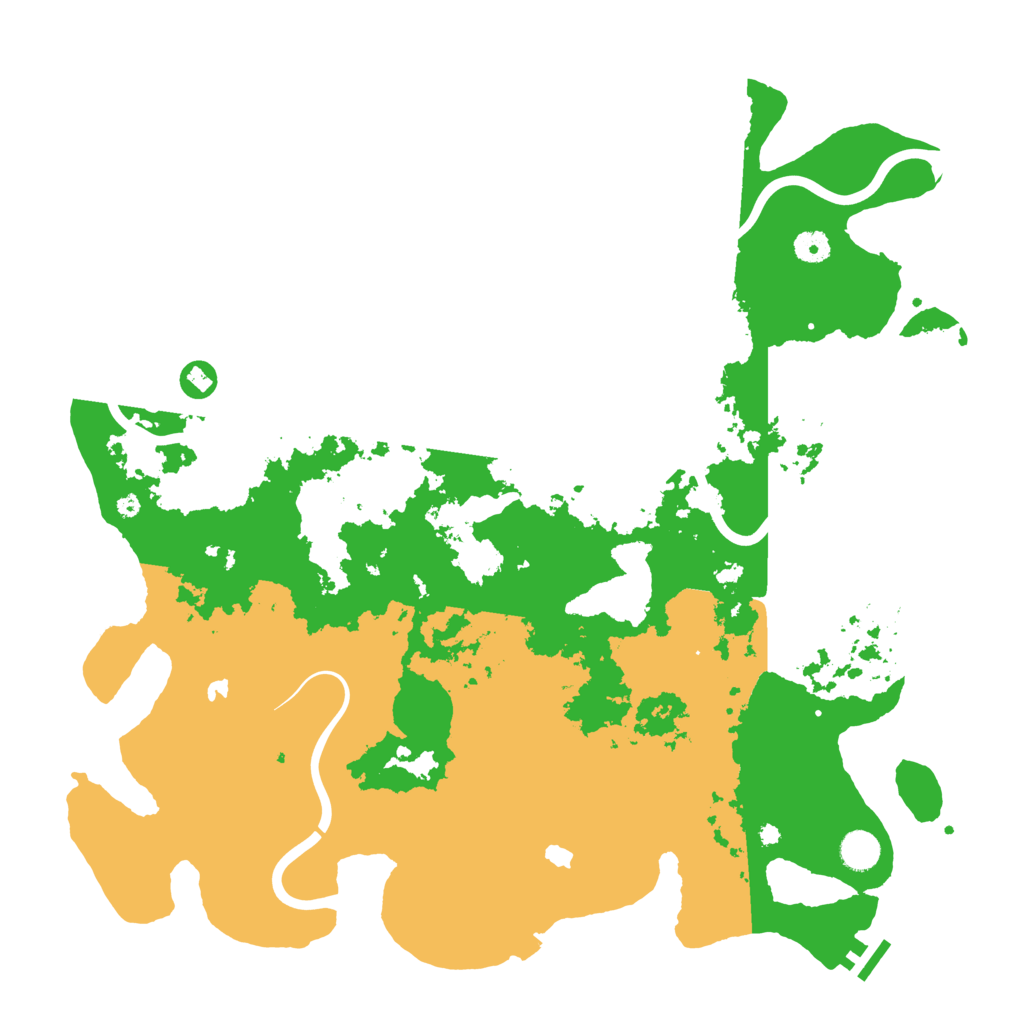 Biome Rust Map: Procedural Map, Size: 4500, Seed: 180000