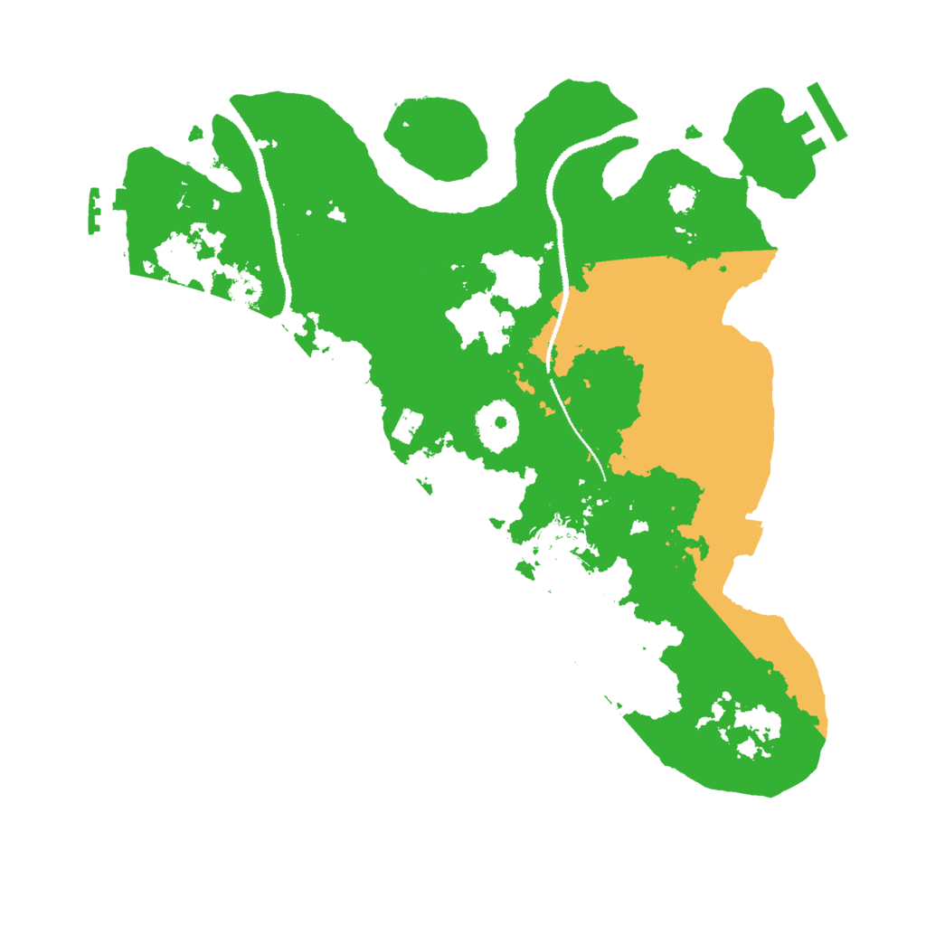 Biome Rust Map: Procedural Map, Size: 3000, Seed: 2395840