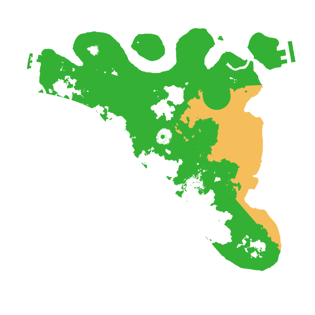 Biome Rust Map: Procedural Map, Size: 3000, Seed: 2395840