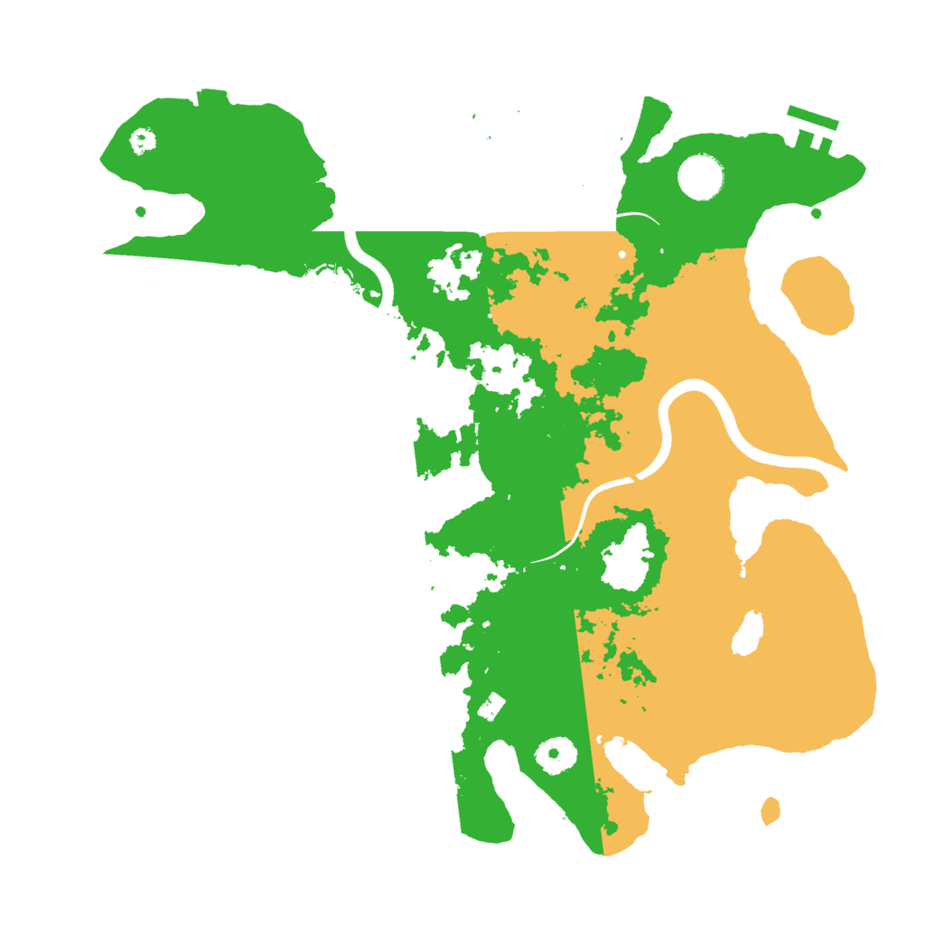 Biome Rust Map: Procedural Map, Size: 3600, Seed: 334569644